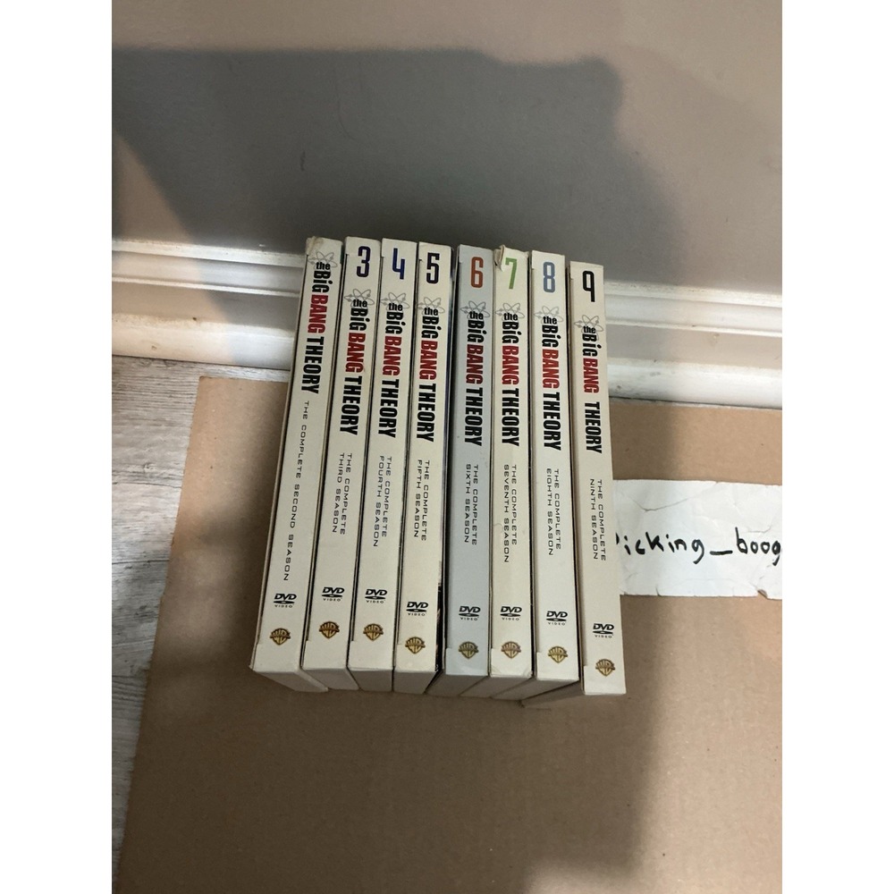 The Big Bang Theory: Seasons 2,3,4,5, 7, 8,& 9 DVD TV Series Box Sets